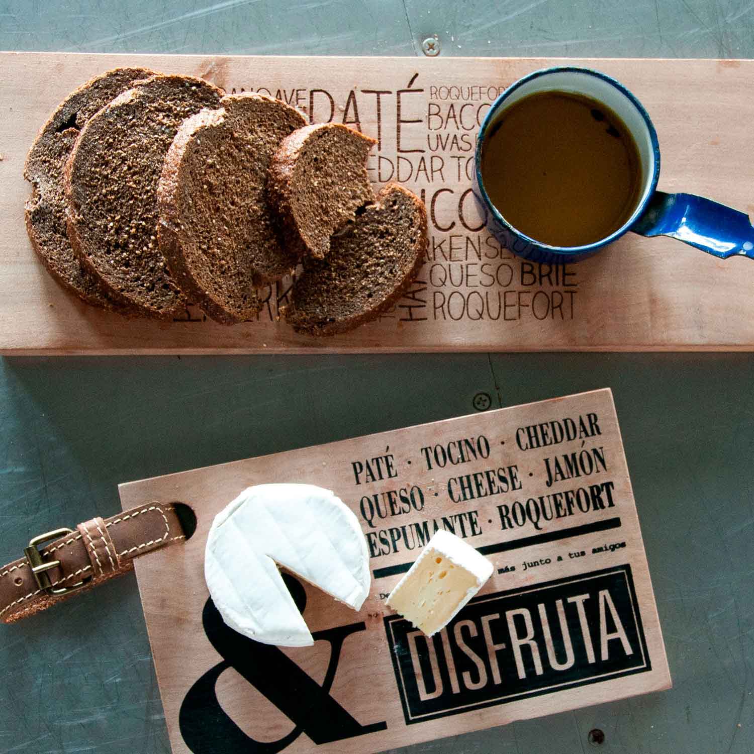 Tabla madera nativa personalizada